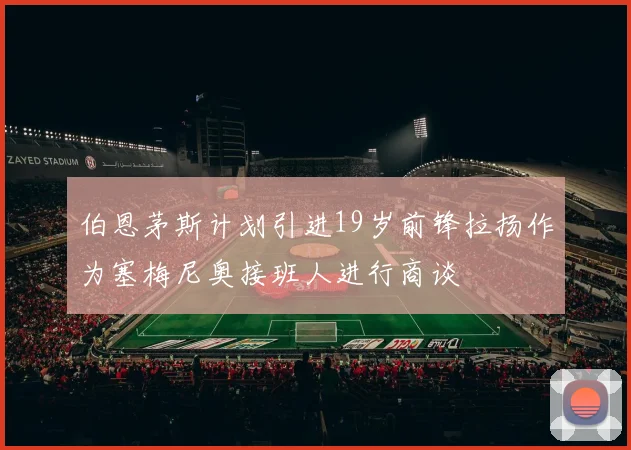 伯恩茅斯计划引进19岁前锋拉扬作为塞梅尼奥接班人进行商谈